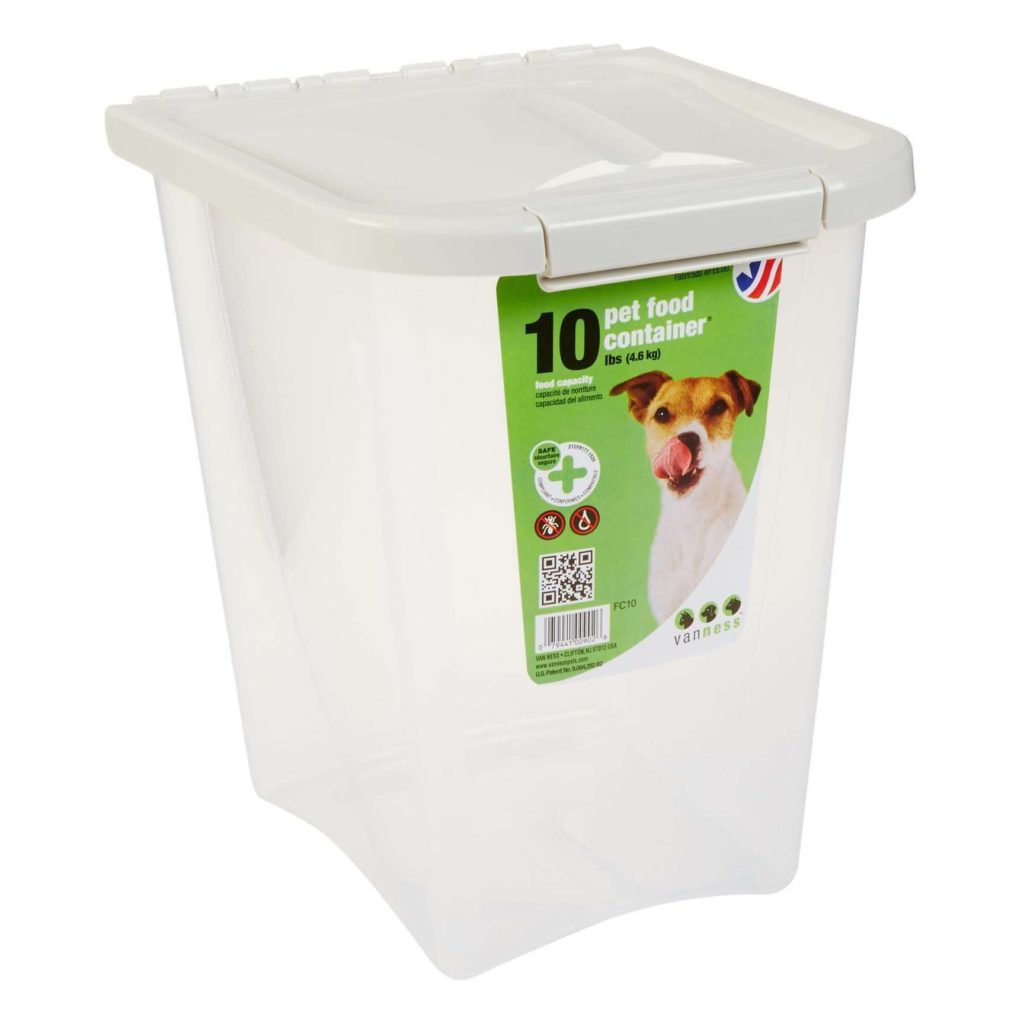 10lb Pet Food Container Van Ness Pets