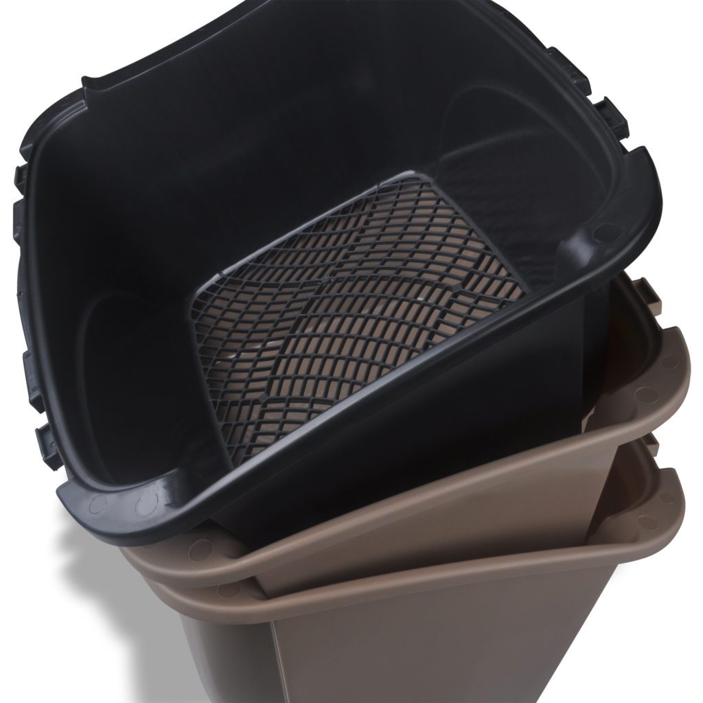 Large Enclosed Sifting Cat Litter Pan Van Ness Pets