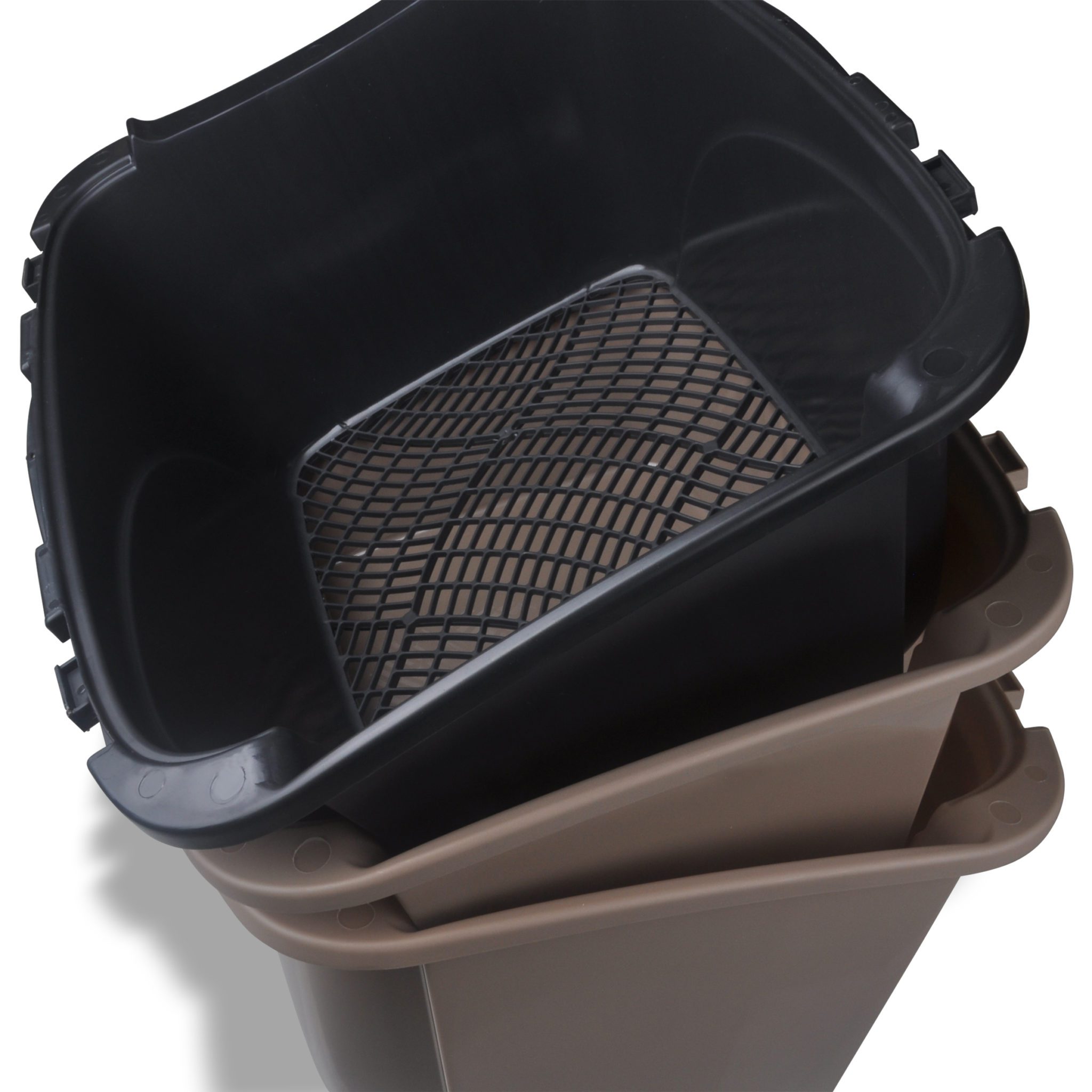 Large Enclosed Sifting Cat Litter Pan Van Ness Pets